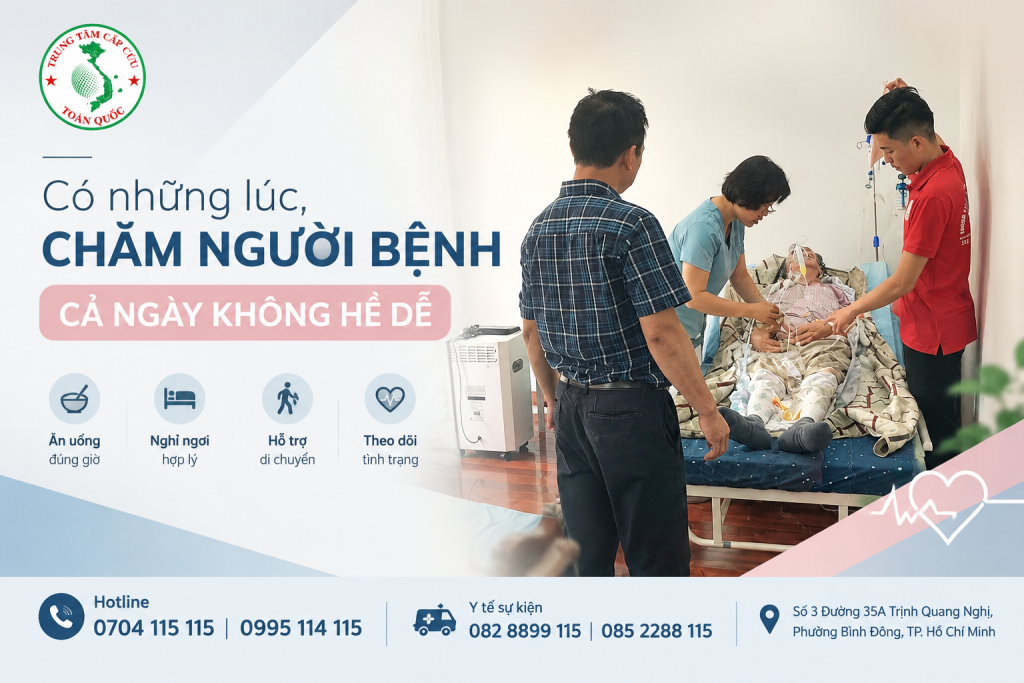 Dịch vụ chăm sóc bệnh nhân tại nhà hỗ trợ người bệnh 